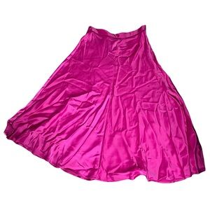 Banana Republic Vibrant Pink A-Line Skirt